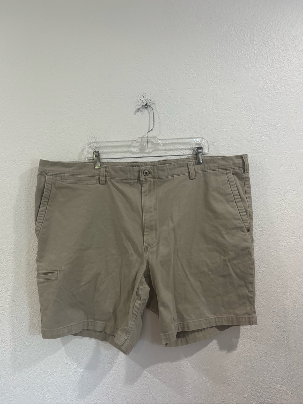 Duluth Trading Flex Ballroom Khaki Relaxed Shorts